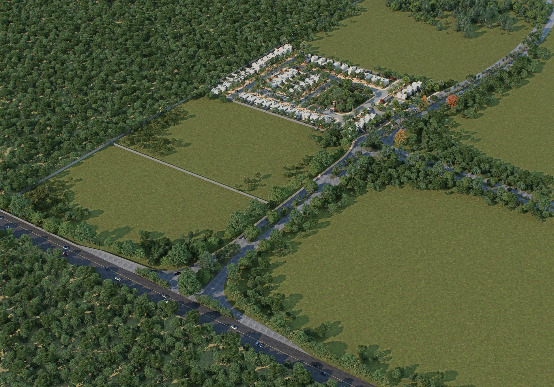 Zamia - Vista aérea 3